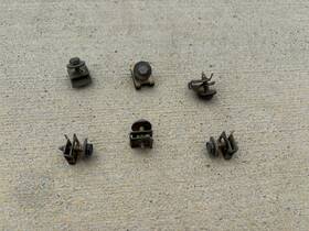 1268260714 Mercedes-benz Front Fog Light Bracket Bolt Kit C126 380sec 420sec 500sec 560sec Amg
