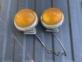 13061 Mercedes-benz 65-73 W108 W109 Left Right Front Amber Fog Driving Light Headlight Set 13061 Mercedes-benz 65-73 W108 W109 Left Right Front Amber Fog Driving Light Headlight Set