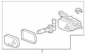 203-820-03-59-64 Mercedes-benz Genuine Fog Light