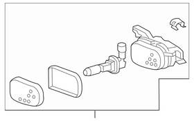 Mercedes-benz 203-820-28-56-65 Genuine Mercedes-benz Fog Lamp Assembly