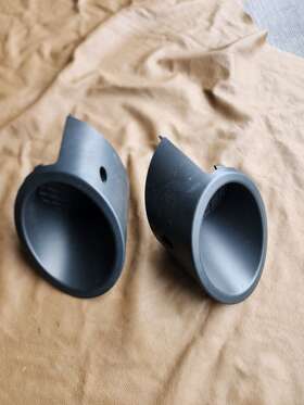 6405a029 Mitsubishi Endeavor 06 11 Without Fog Lughts Geille Cover Oem Set Left Right