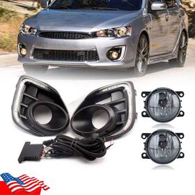 8312a027 Miziauto For Mitsubishi Lancer 16-17 Front Led Drl Fog Lamp Driving Daytime Running Light