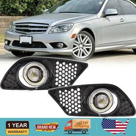 A2048850253 Miziauto For Mercedes Benz C230 C300 C350 W204 Led Fog Light Bumper Lamp With Cover
