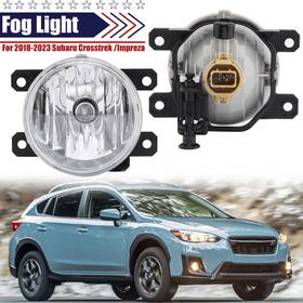 Fl-sb1-wrx15-cl-670-r1 Miziauto Pair Front Clear Fog Light Bumper Lamps For 2018-2023 Subaru Crosstrek /impreza
