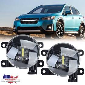 Mslafl-0010 Miziauto Pair Led Fog Lights For Subaru Forester Xv Crosstrek 2014-2020 Front Bumper Lamp