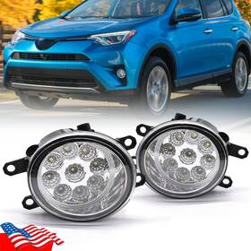Tml2519208mt Miziauto For Toyota Rav4 2016-2018 Led Front Bumper Fog Light Driving Right And Left Side