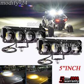 Tj4202 Mod 2pcs 5 Inch Led Work Light Bar Spot Pods Driving Fog Lamp Offroad Atv Utv Boat