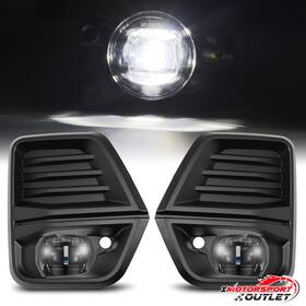 Fl-da-co23-led-c Modifystreet Fit 2023-2025 Chevy Colorado Bumper Led Fog Lights Replacement Pair With Bulbs