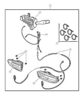 05288593af Mopar Genuine Fog Lamp Left Export 5288593af