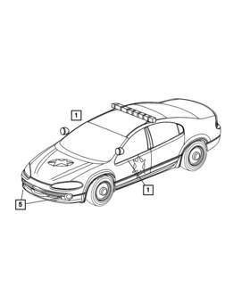 4574836 Mopar Genuine Fog Lamp Right
