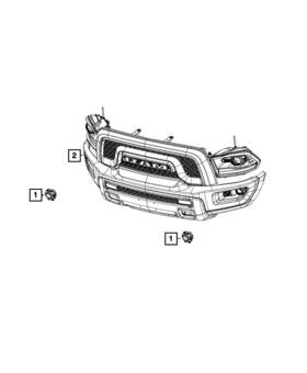68466268ab Mopar Genuine Fog Lamp