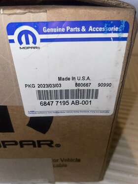 68477195ab Mopar Genuine Fog Lamp Left
