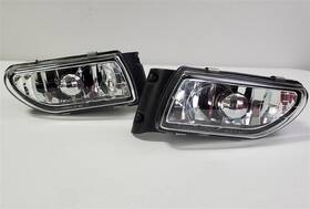 Mr162472 Mopar Mr162471 Nos 1995-1996 Eagle Talon Clear Glass Fog Lamp Light And Pair