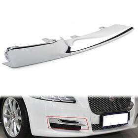 Motohij 834561169872 Front Right Side Grille Lower Bumper Molding Trim For Jaguar Xj 2016-2021chrome
