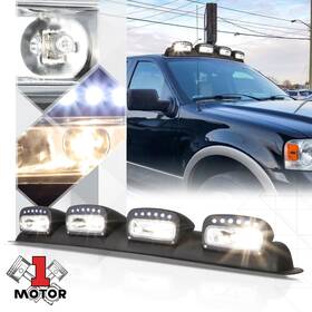 Mt1-hc063ltzlf Motor-1 24pcs Led Clear Universal 4x4 Off Road Top Roof Mounted Fog Light Lamp With Switch
