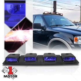 Mt1-lb953ltzlf Motor-1 Universal Blue Off Road Top Roof Mount Fog Light Driving Lamp With Harness Switch