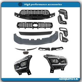 Ack2205226 Munirater For Dodge Durango 2021 2022 2023 Complete Front Bumper Grille Kit With Fog Light