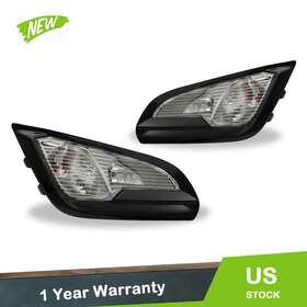 Gn1z15266aa Munirater Pair L R Front Fog Lights With Lamps Cover Bezel Trim For 2018-2022 Ford Ecosport