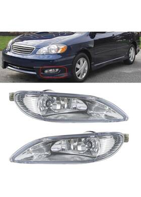 Nx30-0047-09 Munirater Fog Lights For 02-08 Toyota Camry Corolla Solara Front Bumper Lamps Clear Lens