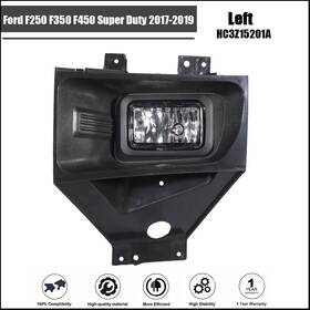 Tur1061148i Munirater Lh For Ford F250 F350 F450 Super Duty 2017-2019 Fog Light With Black Bezel Halogen