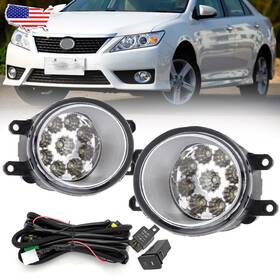 2014mmo000046 Mzorange Bumper Led Fog Light Driving Lamp Wiring Switch Kit For Toyota Camry 2007-2009