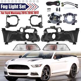 330-1610l-as Mzorange Turn Signal Lamp Fog Light Assembly With Cover Wiring For Ford Mustang 2015-2017