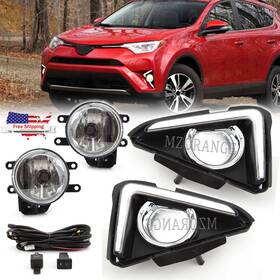 3tixpy Mzorange Drl For Toyota Rav4 2016-2018 Led Daytime Running Light Fog Lamp With Turn Signal