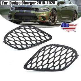 68280430aa Mzorange For Dodge Charger 2015-2019 2020 Pair Bumper Fog Light Lamp Bracket Covers Bezel