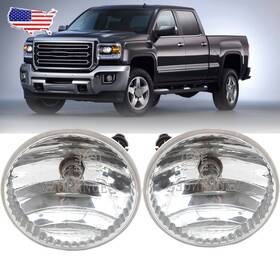 Spmo-cf0428-c Mzorange For Gmc Sierra 2500hd 3500hd 2015-2018 2019 Pair Bumper Fog Lamps Driving Lights