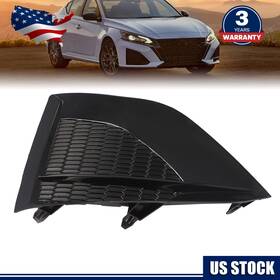 622569hf0b Nakkaa Ni1039190 Fit For 2023-2024 Nissan Altima Right Front Bumper Fog Light Cover Gloss Black