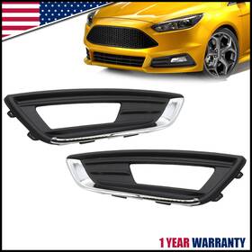 F1ez15266d Nakkaa For 2015-2018 Ford Focus Fog Light Bezel Trim Driver And Passenger Side Lh Rh