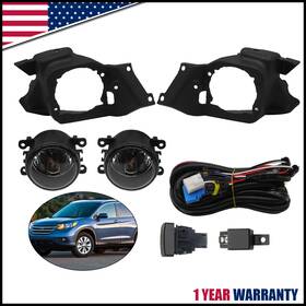 Fl7030 Nakkaa Fit For 2012- 2014 Honda Cr-v Clear Fog Light Kit As Shown In The Photos