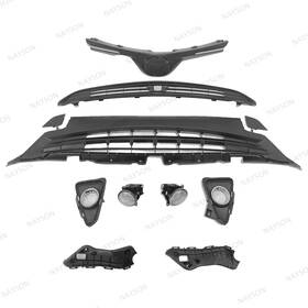 Eb2zwfrav16le11pc Nayson 11pc For Rav4 2016-2018 Le Upper Lower Grill Fog Lamps Bumper Retainer Bracket