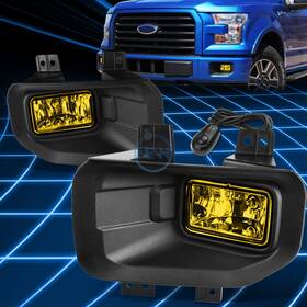 Npm42889 Newpoint Motor Open-box For 15-17 Ford F150 Yellow Lens Driving Fog Lights With Bezel&switch