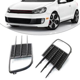 Newyoutube 665897128703 Front Lights Fog Cover Lamp Hood For Vw Golf 6 Mk6 2008-2013 Volkswagen Us