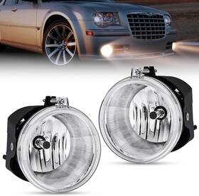 Fog-i80  Nilight Bumper Fog Light Compatible With 2005-2010 Dodge Dakota Durango Jeep