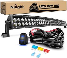 Zh114 Nilight 42inch 240w Curved Light Wiring Harness Black