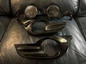 Ns-yjfog09 Nissan 2013-2018 Altima Led Drl Projector Fog Lights With Turn Signals And Housing
