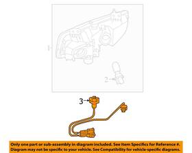 240709bu1a Nissan Oem 22-25 Frontier Front Lamps Fog Lamps-harness
