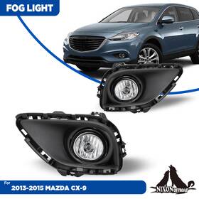30-0380-09 Nixon Offroad For 13-15 Mazda Cx-9 Fog Lights Clear Lens Assembly Front Lamps Wiring Kit Bulbs