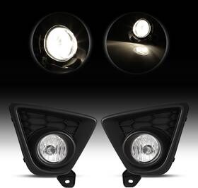 30-0403-09 Nixon Offroad Fog Lights Fits 2013-2016 Mazda Cx-5 Clear Lens Assembly Lamp Wring Kit With Switch