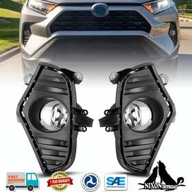 Nixon Offroad 723509465643 Pair Fog Lights For 2019 2020 2021 2022 2023 2024 2025 Toyota Rav4 With Wiring Kits