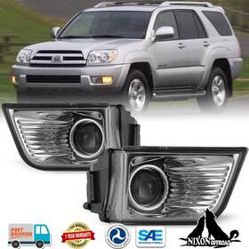 Nixon Offroad 723509465896 Pair Fog Lights For 2003 2004 2005 Toyota 4runner Front Driving Bumper Lamps