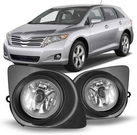 Nixon Offroad 731694092681 Fog Lights For 2009-2012 Toyota Venza Bumper Replacement Lamps With Wiring Switch