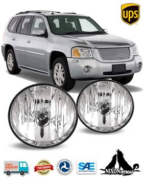 Nixon Offroad 731694092919 Fog Lights For 2002-2008 2009 Gmc Envoy Front Driving Bumper Lamps Left Right