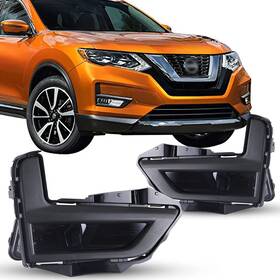 Nixon Offroad 755205900074 Smoke Fog Lights For 2017-2020 Nissan Rogue Driving Bumper Lamps With Wiring Switch