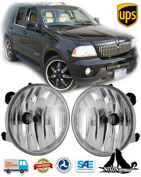 Nixon Offroad 755205900470 Pair Fog Lights For 2001-2003 2004 Ford F-150 Lightning Driving Bumper Lamps