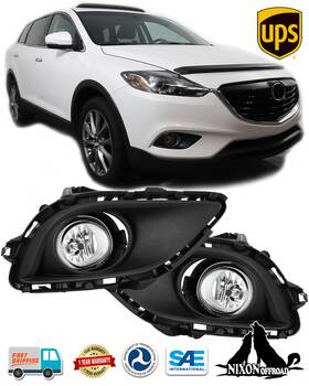 Nixon Offroad 755205900722 Fog Lights With Wiring Switch For 2013 2014 2015 Mazda Cx-9 Front Bumper Lamps L R