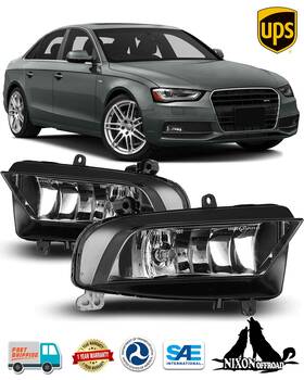Nixon Offroad 762102497477 Pair For 2013 2014 2015 2016 Audi A4 Fog Lights Driving Bumper Lamps Left Right