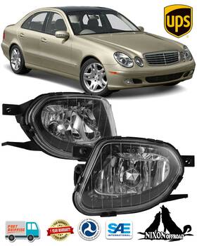 Nixon Offroad 794590999607 Fog Lights For 2003 2004 2005 2006 Mercedes Benz E320 E500 Front Bumper Lamps
